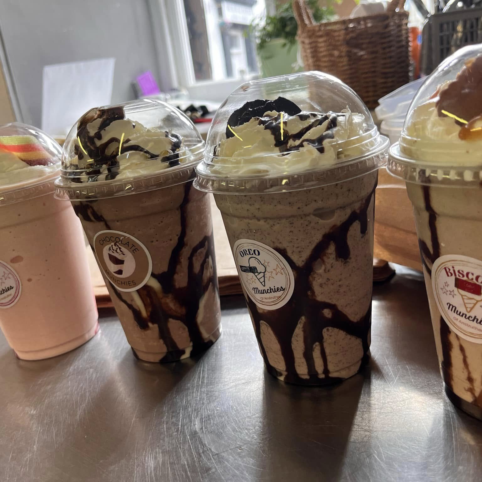 Creamy Milkshakes served at Munchies of Anstruther Takeaway